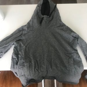 gray hoodie
